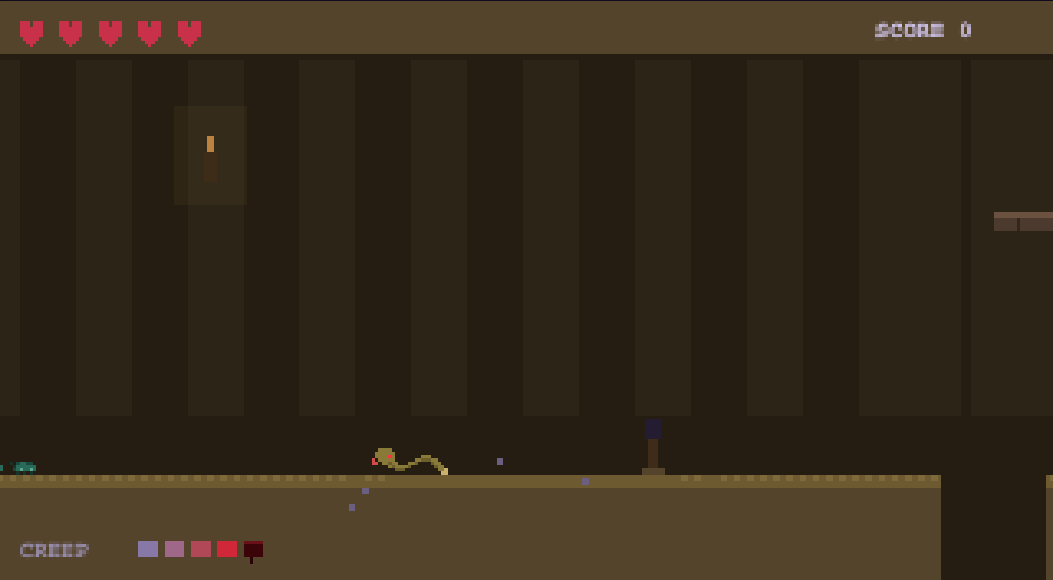 Torchlit tomb corridors